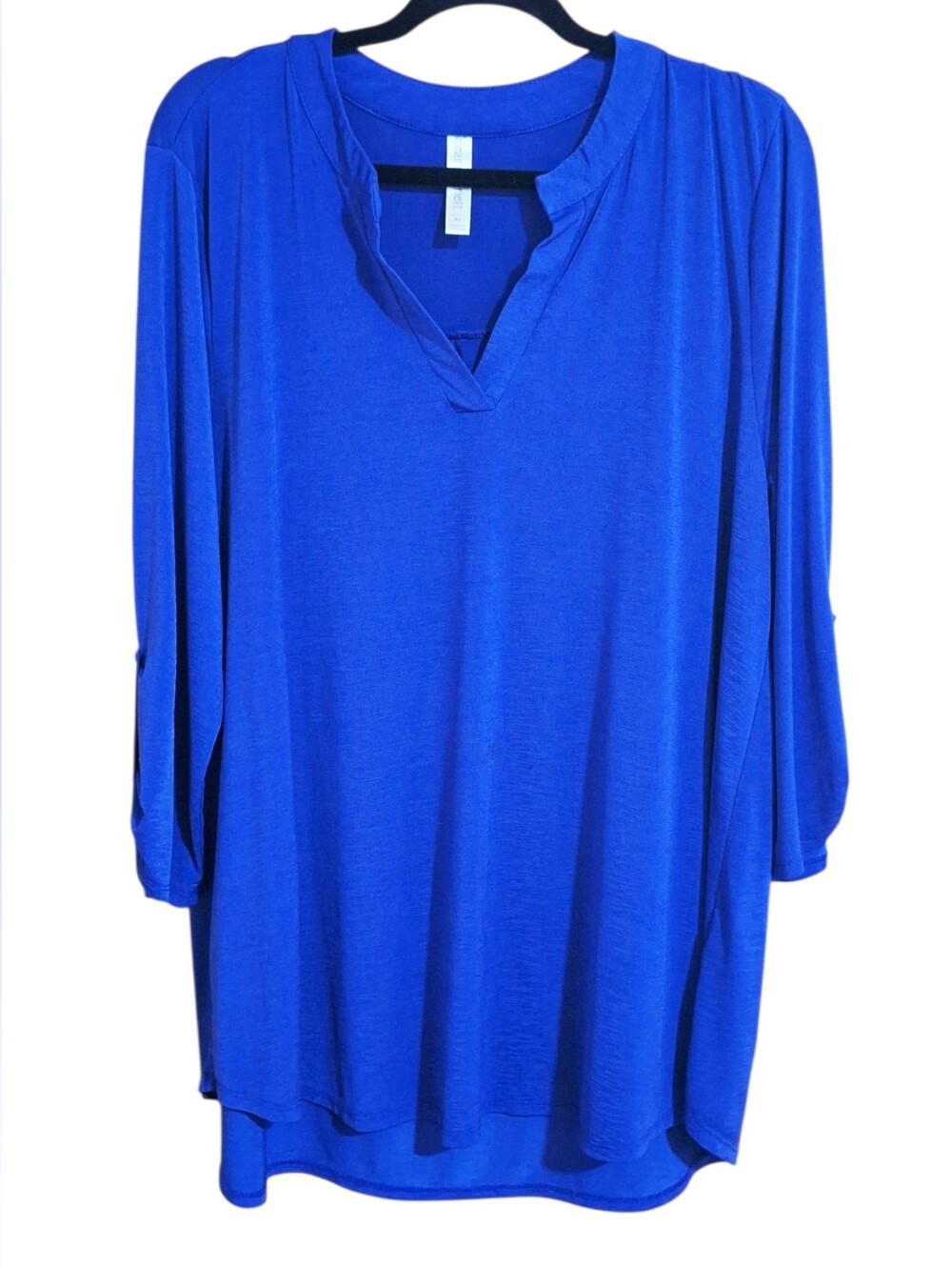Women's Dear Scarlett Dark Blue 3/4 Sleeve Top~XL